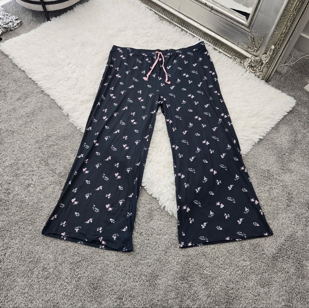 Ink + Ivy Wide Leg Pajama Lounge Pants. Falling Floral. Size 3X. New.